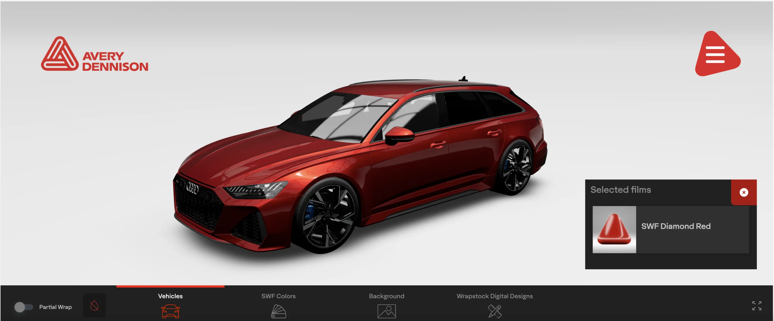 simulation covering vehicule